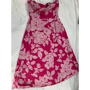 Stunning Strapless Pink Stretch Dress